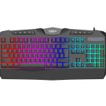 کیبورد گیمینگ هیسکا مدل HX-KEG400 با سیم RGB