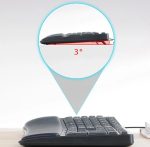 کیبورد و ماوس بی سیم رپو مدل nk8800 - Image 2